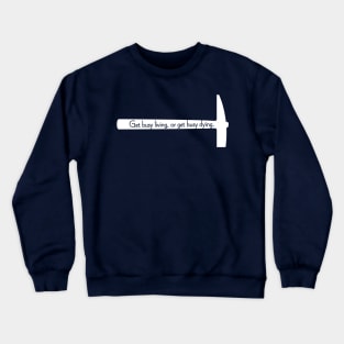 Shawshank Redemption - Hammer w/Quote - White Crewneck Sweatshirt